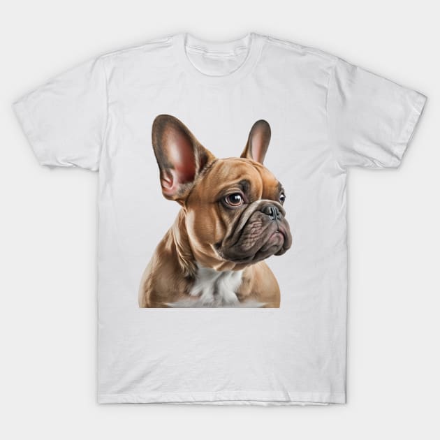 French Bulldog Puppy Dog T-Shirt by Unboxed Mind of J.A.Y LLC 